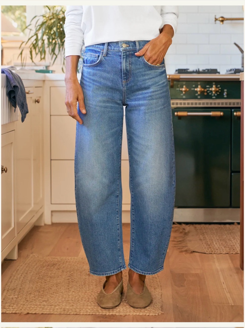 NEW Frank & Eileen Brennan Barrel Jeans in 1978 Wash Size 29